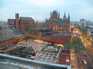  London by night: Saint-Pancras station and British Library